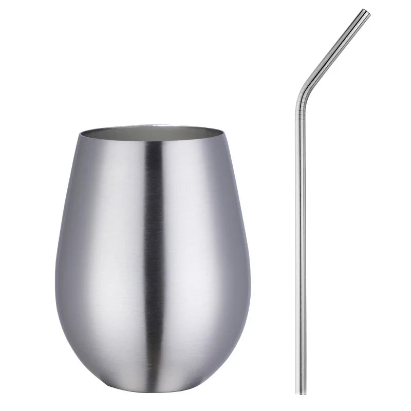 Stilvoll - Robust: 500 ml Edelstahl Trinkbecher in Rose Gold für Bar - Outdoor