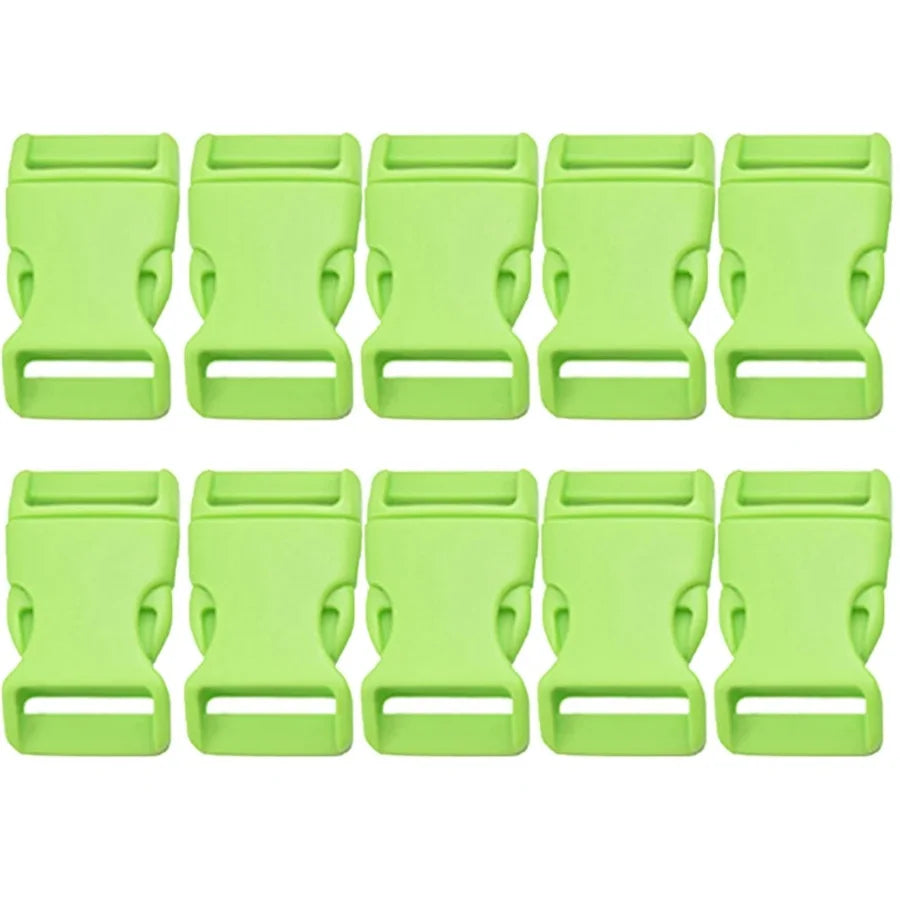 10x Seitliche Schnellverschluss Schnalle 10-25mm für Paracord Armband