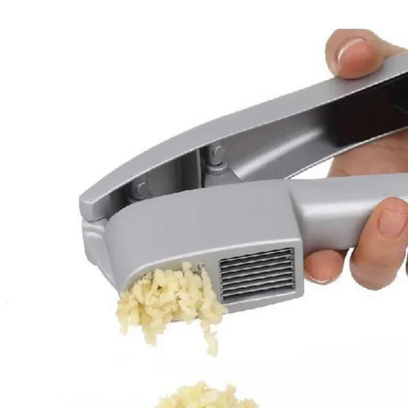 2-in-1 multifunktionale Knoblauchpresse aus Zinklegierung manuelles Küchenhelfer