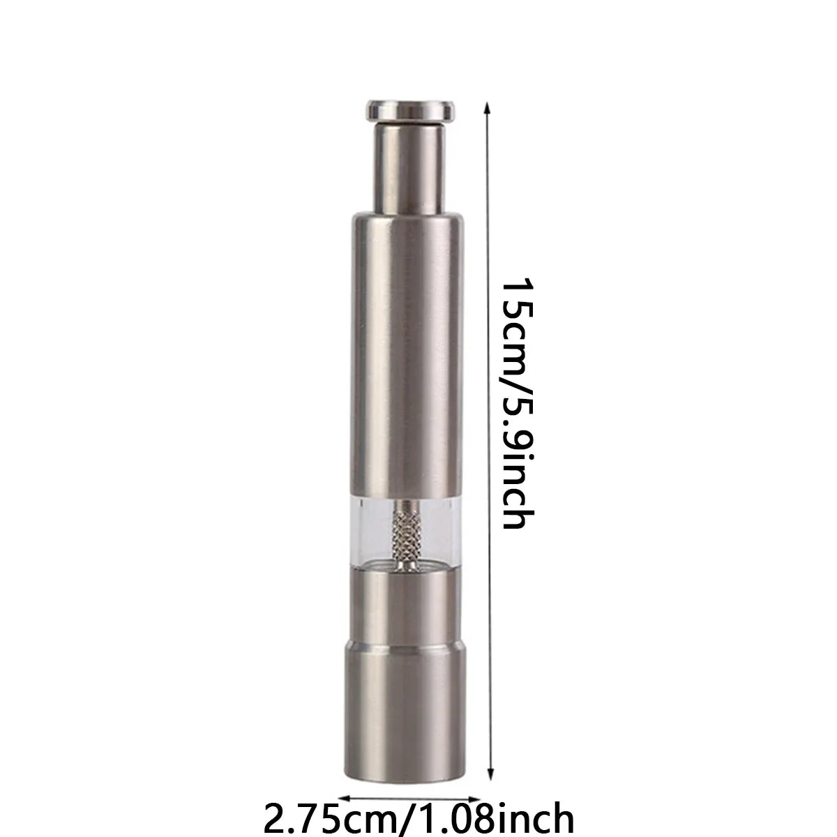 Manuelle Edelstahl Pfeffermühle für frisches Würzen in der Küche