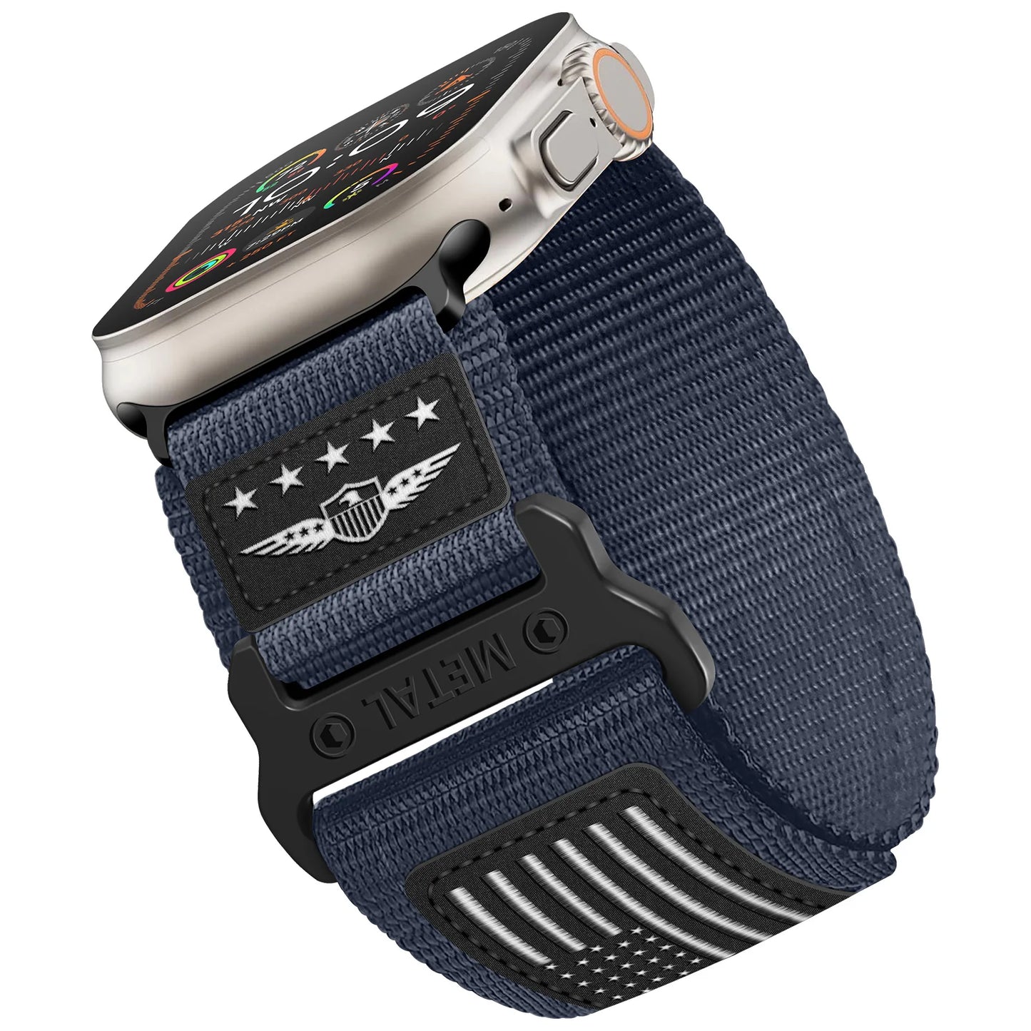 Sportliches Nylonarmband für Smartwatches in verschiedenen Größen