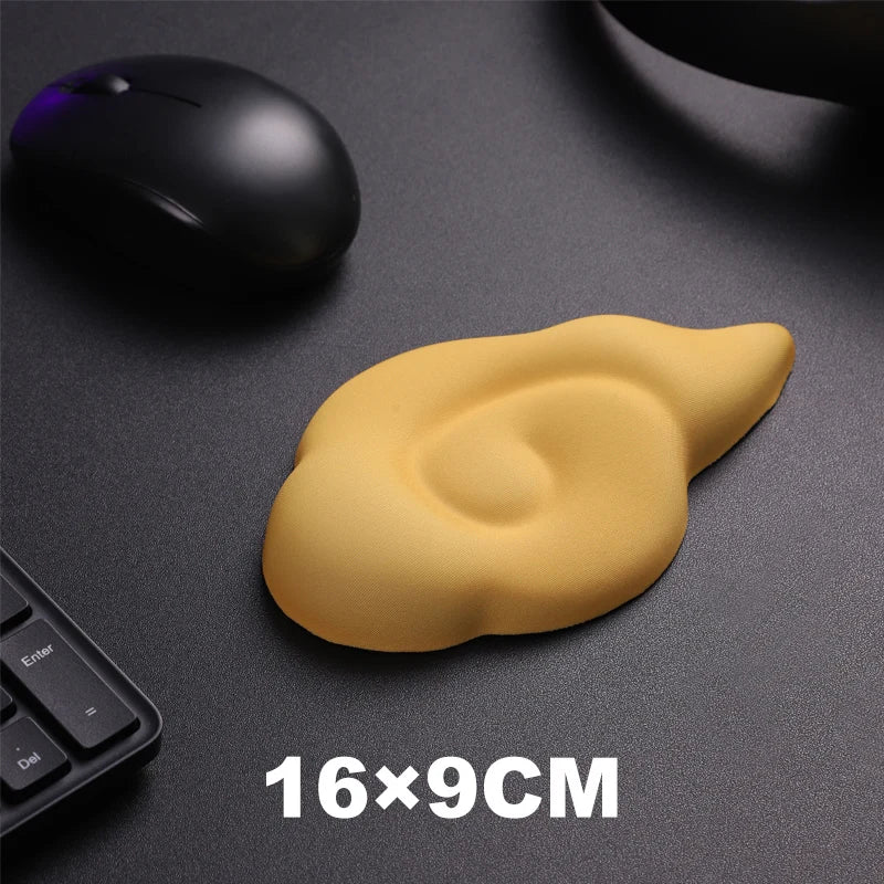 Ergonomisches Mauspad - Tastatur Handgelenkauflage Memory Schaum für Büro - Laptop