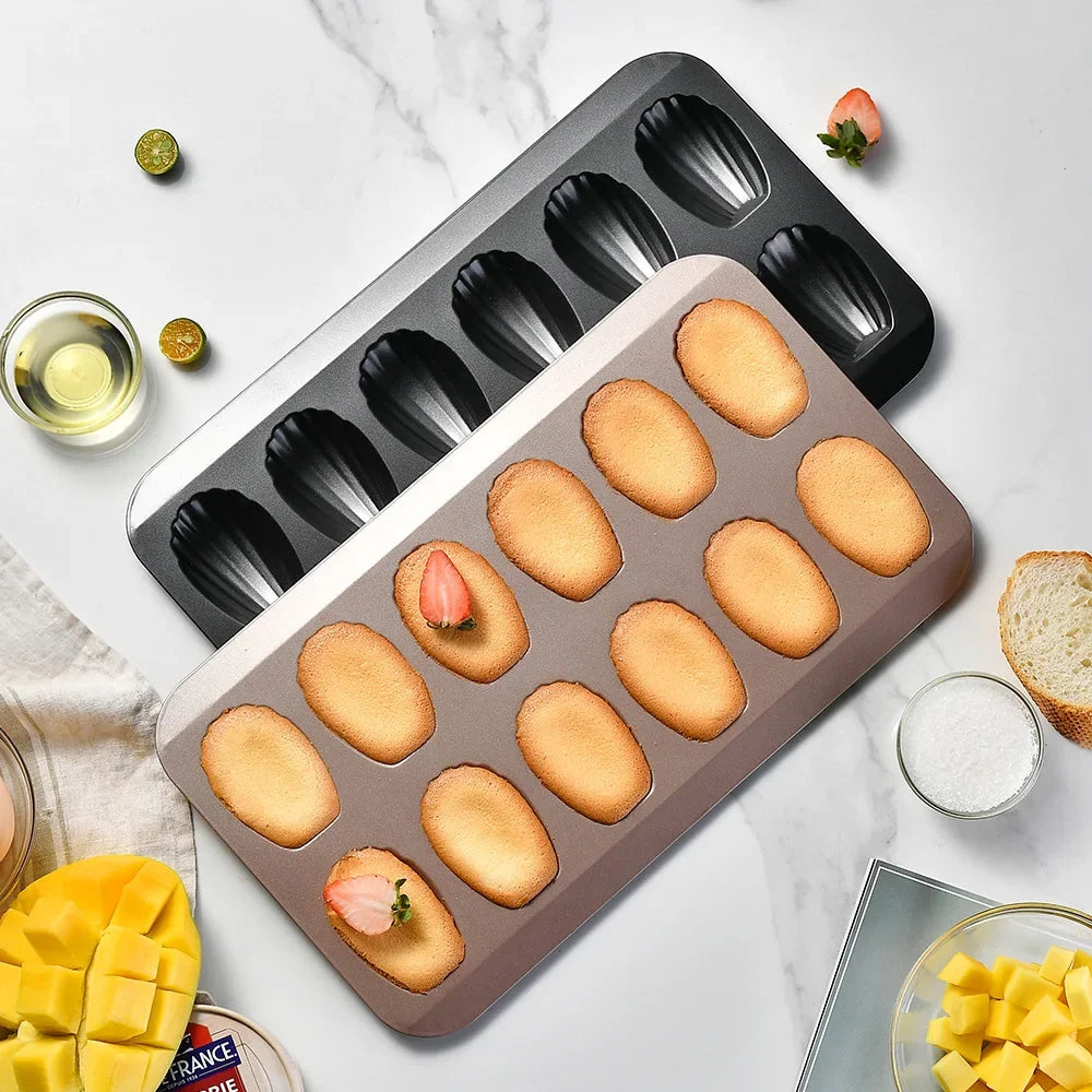 Mini Kuchenform aus Edelstahl für Backblech und Madeleines