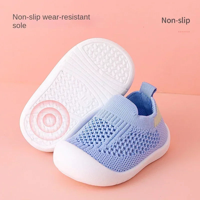 Atmungsaktive Strick-Mesh Wanderschuhe für Kleinkinder 1-3 Jahre Unisex