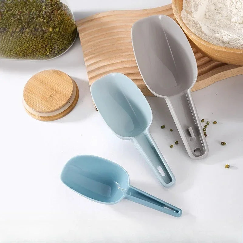 3er Kunststoff Messschaufel Set für Eis Süßigkeiten Mehl Tierfutter Bar Küche