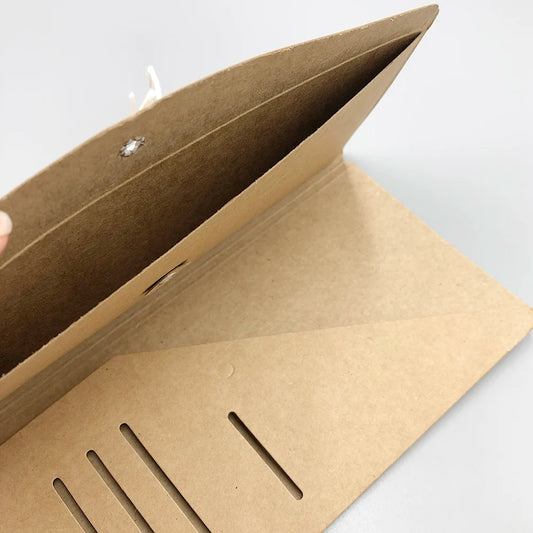 Praktischer Kraftpapier Umschlag zur Aufbewahrung für Reiseplaner