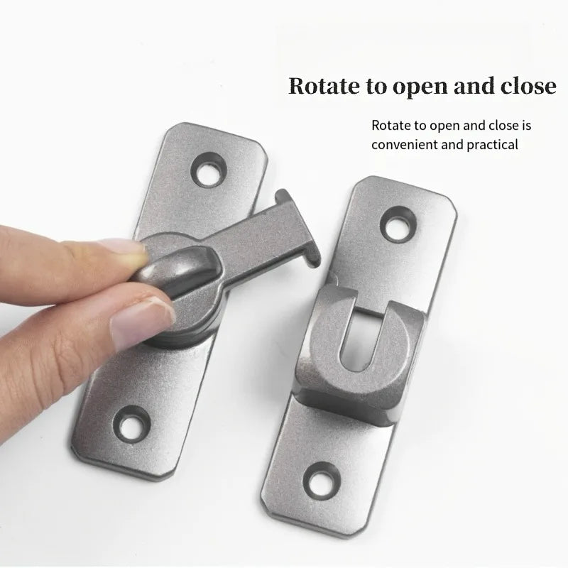 Robustes Aluminium-Schiebetürschloss 90°/180°, 1-5 Stück, sicher - flexibel
