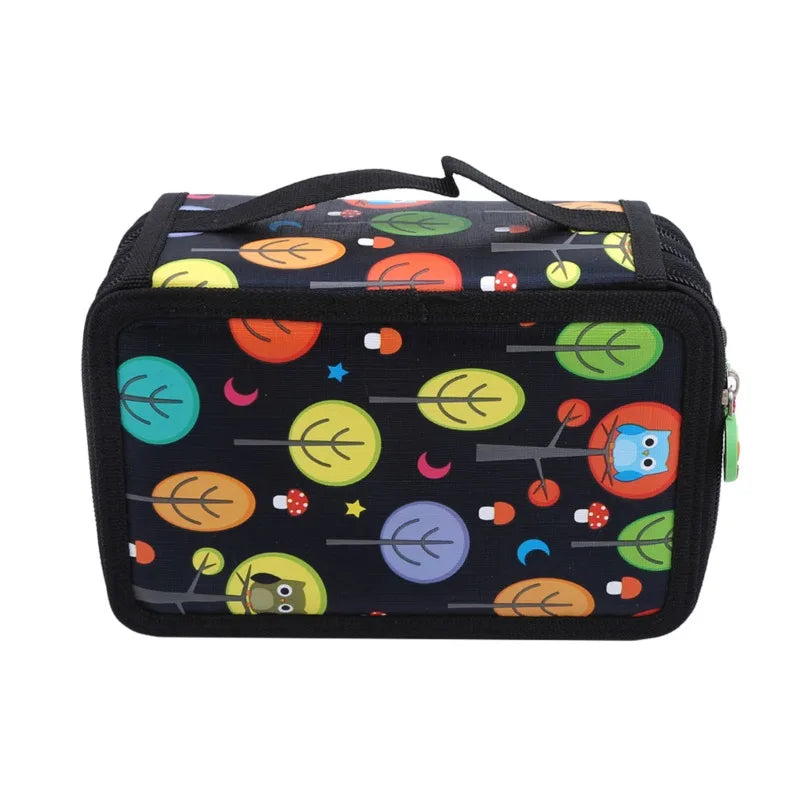 Große Bleistift Tasche Organizer mit 32 52 oder 72 Fächern für Künstler