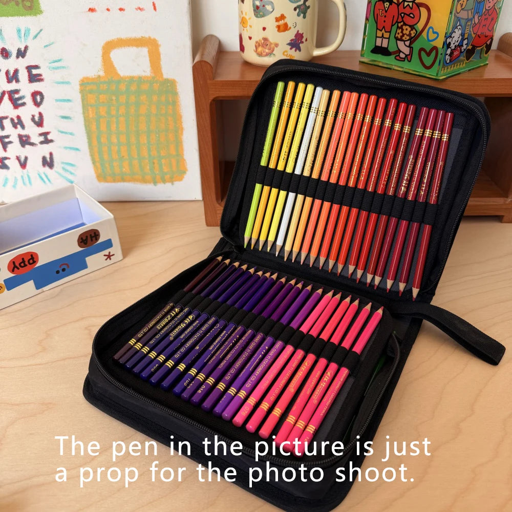 Vielseitiges Stiftetui mit 120 Fächern für Ordnung und Kreativität