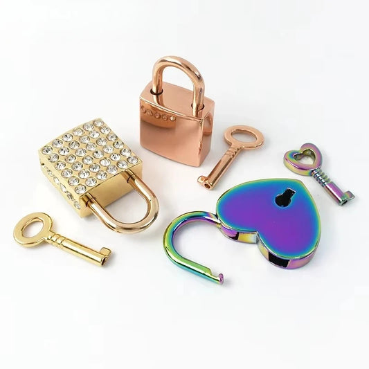 Robuster Metall-Drehverschluss für Handtaschen - Geldbörsen – 1-5 Sets