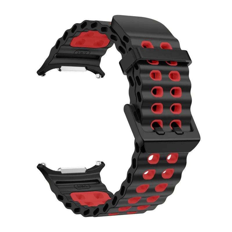 Marine Silikonarmband für Samsung Galaxy Watch Ultra 47 mm 2025 Modell