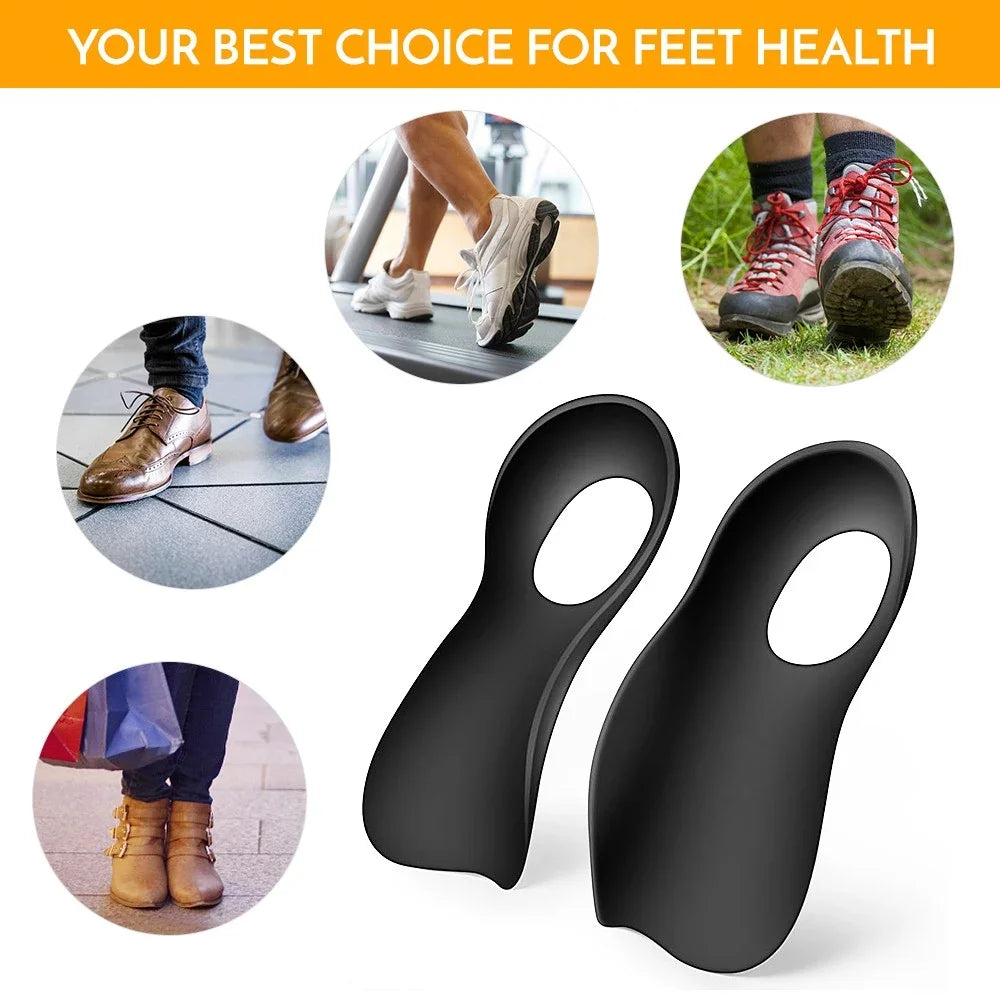 Einlegesohlen für Plantarfasziitis, Plattfüße & XO-Beine Korrektur