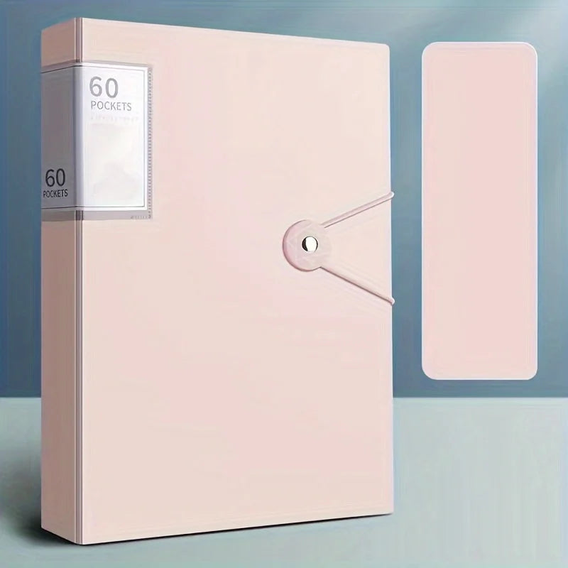 A4 Ordnungsmappe 60 Fächer – PP-Material, wasserdicht für Schule - Büro