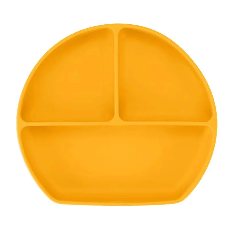 Baby Saugplatte aus Silikon mit Saugnapf spülmaschinen- und mikrowellengeeignet