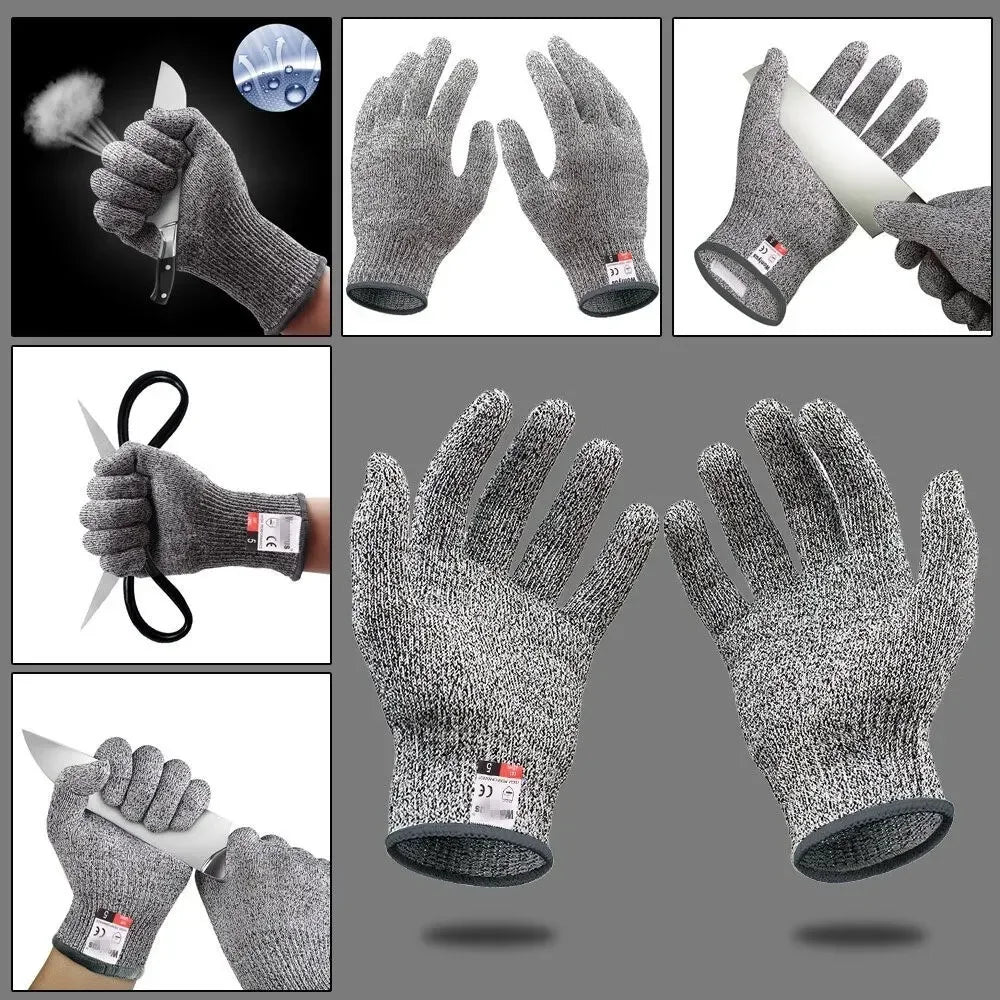 Hochfeste Anti-Schnitt-Handschuhe für Küche und Garten, sicher - bequem