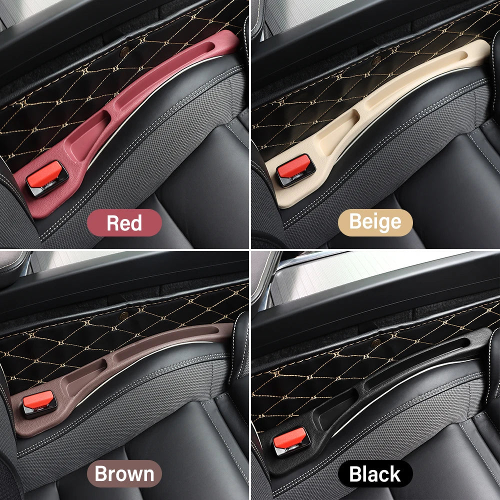 2er Set Auto Sitzlücke Füllstoff Organizer PU Anti-Leck Stopper