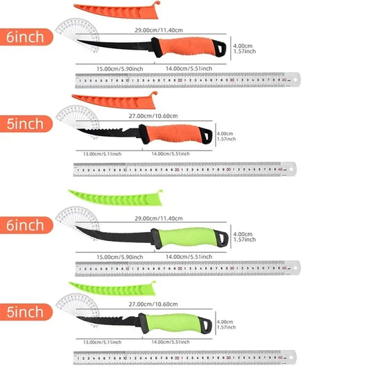 Edelstahl Ausbeinmesser mit Holzgriff für präzises Schneiden von Fisch und Fleisch