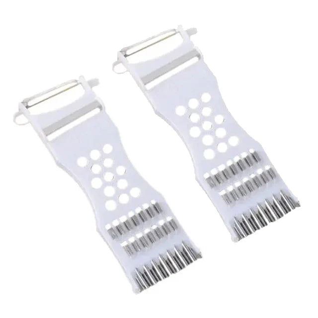 5-in-1 Edelstahl Schäler - Gemüseschneider – Vielseitig - Ergonomisch