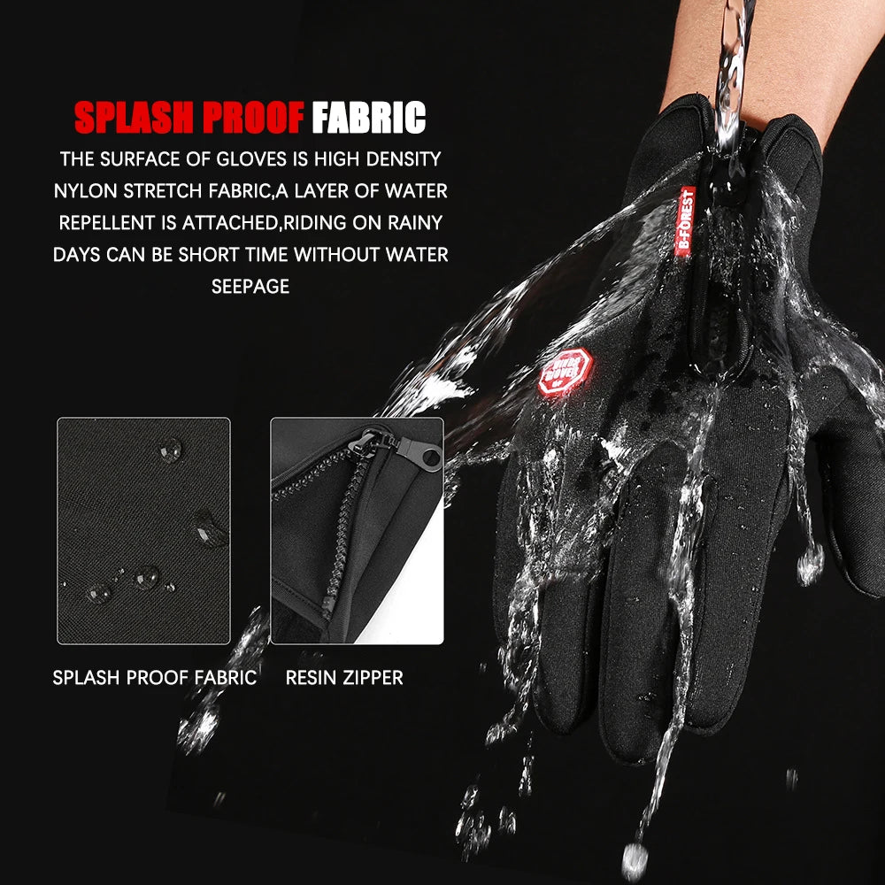 Winterwarme Touchscreen-Handschuhe Unisex – Spritzwassergeschützt - Rutschfest