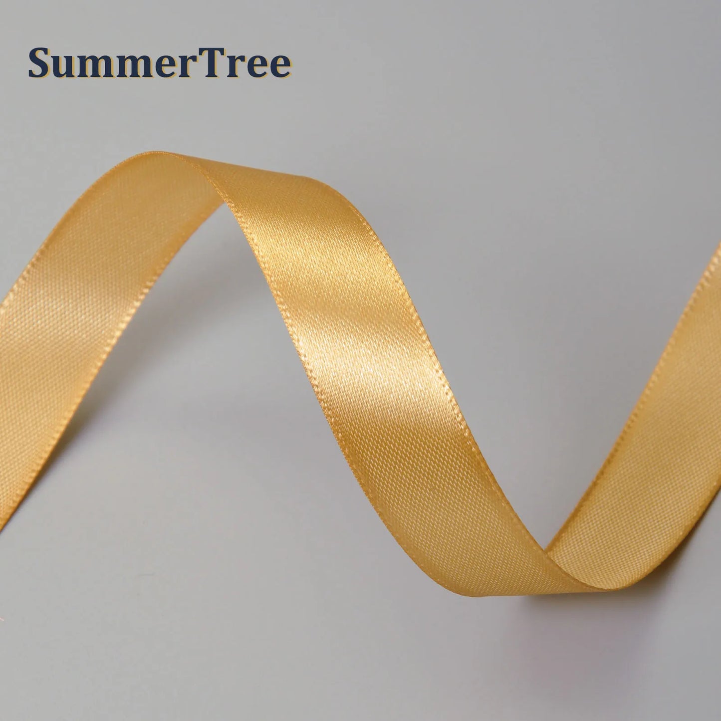 Luxuriöses Goldenes Satinband 25 Yards, 6-50mm breit – Perfekt für DIY - Deko