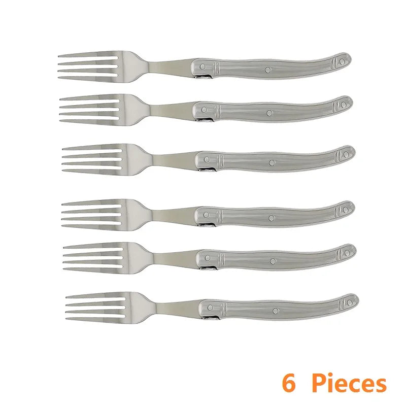 Elegantes Steakmesser Set aus Edelstahl für stilvolles Dinner zu Hause