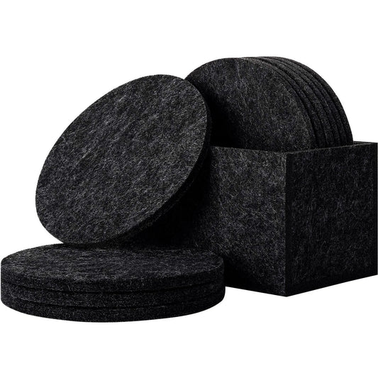 Runde Filz Untersetzer Hitzebeständige Tasse Matte für Esstisch