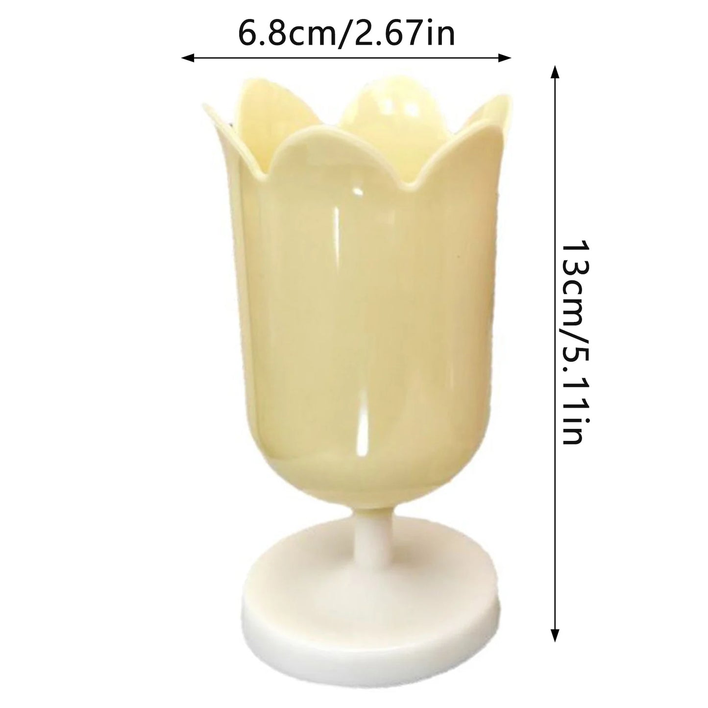 Tulpenförmiger Stifthalter Make-up Pinselhalter kreativer Schreibtisch Organizer