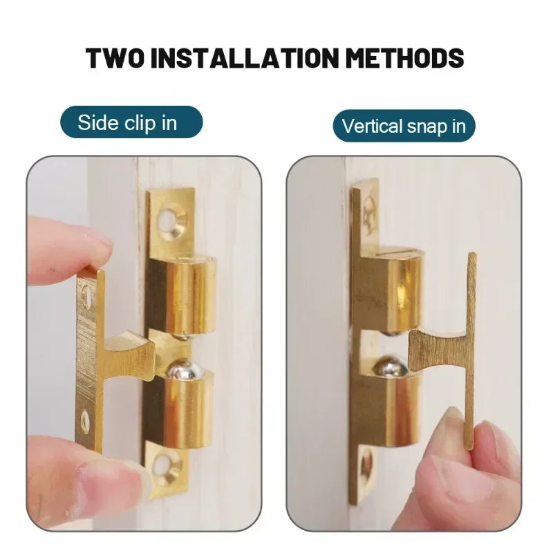 Verlässlicher Möbel-Tür Ball Latch Messing mit Doppelroller - einstellbarer Spannung