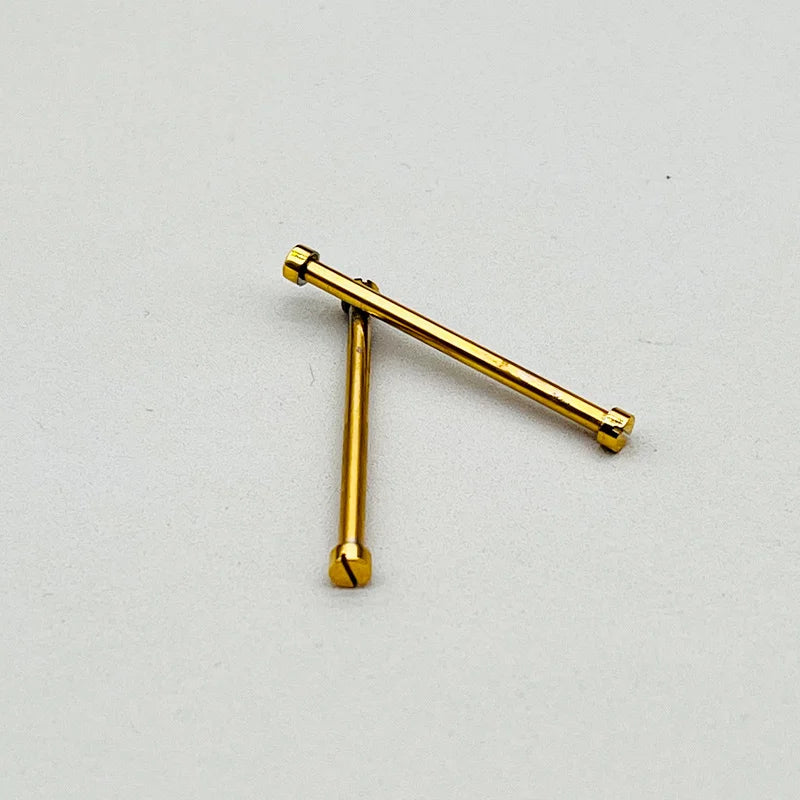 2er Set Edelstahl Schraubenstangen 22mm Uhrengehäuse Ohr Ersatzteile
