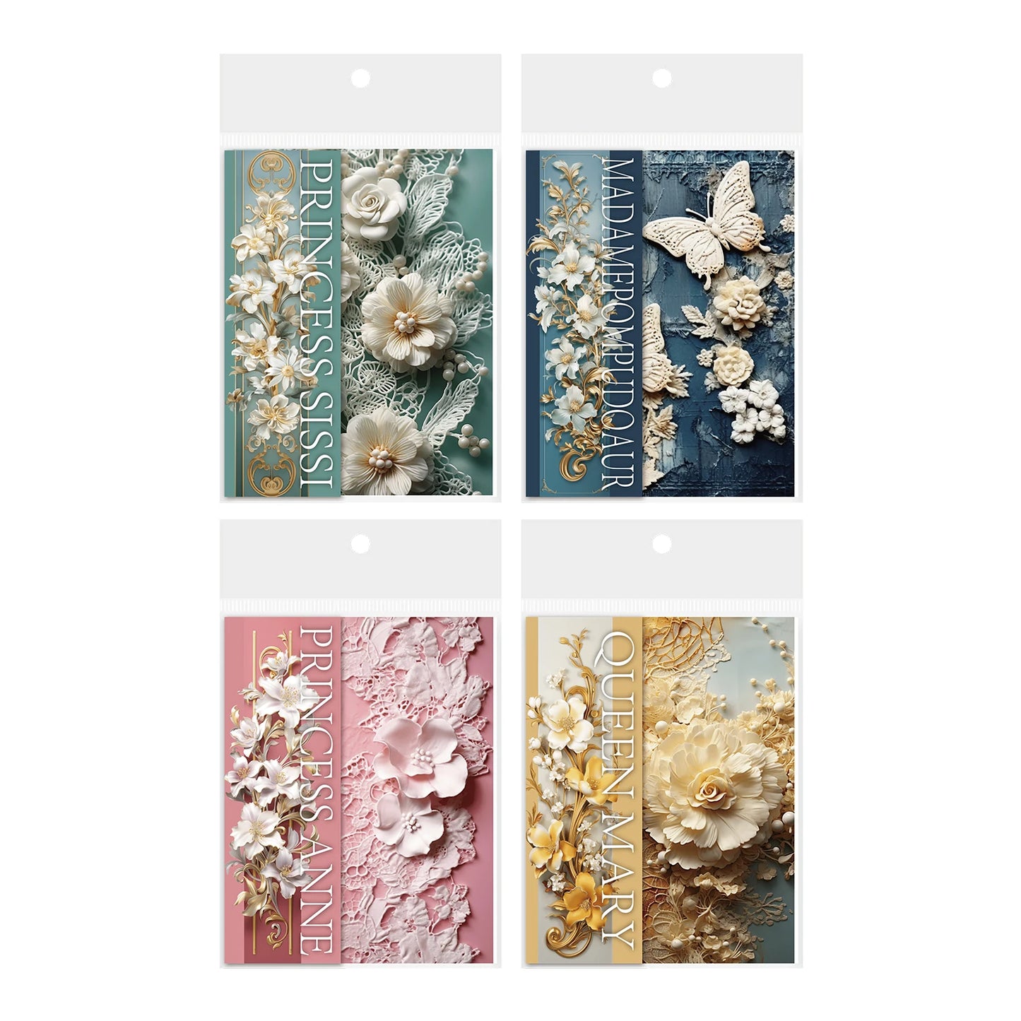 30-teiliges Vintage-Materialpapier Scrapbooking-Set für DIY Tagebuch