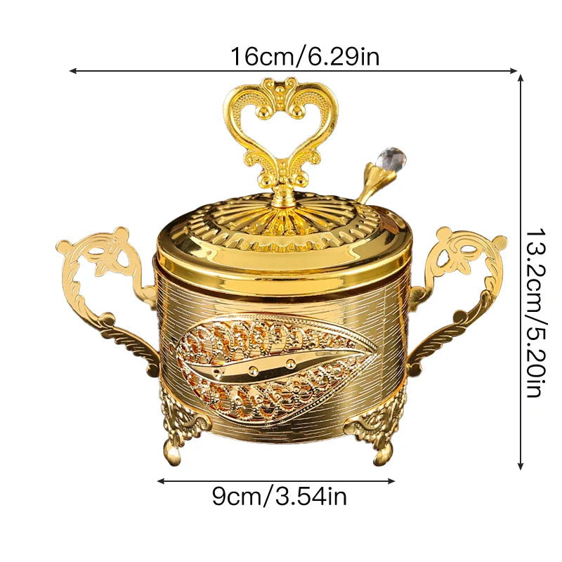 Kombinations-Gewürzglas Metall und Glas für Salz Zucker und Gewürze