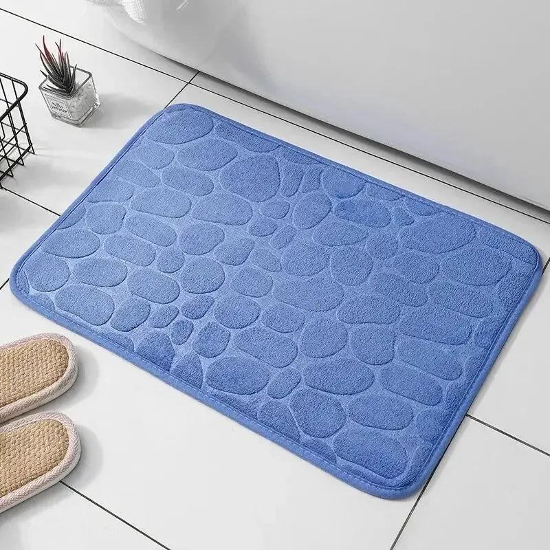 Memory Foam Samt Matte mit rutschfester Mikrofaserschicht für Zuhause