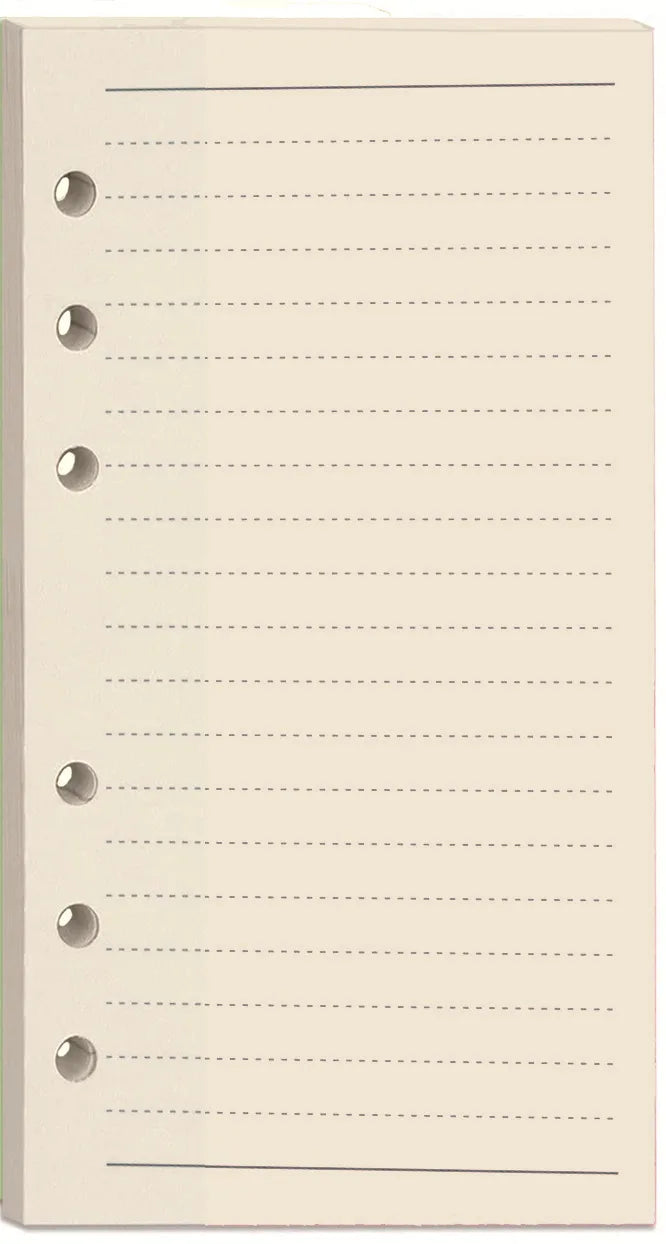 100 Blatt A5 A6 bunt 100 g Nachfüllpapier linierte Innenseite