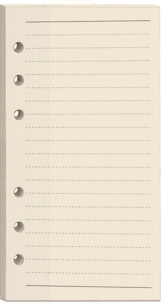 100 Blatt A5 A6 bunt 100 g Nachfüllpapier linierte Innenseite