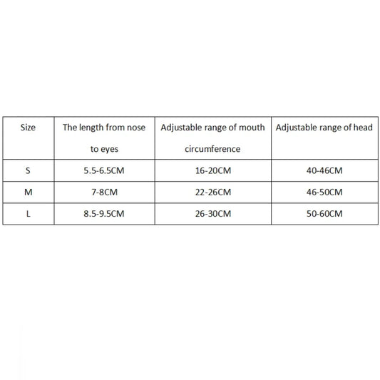 Atmungsaktive, verstellbare Hundemundabdeckung aus Nylon – Schutz vor Lecken - Beißen