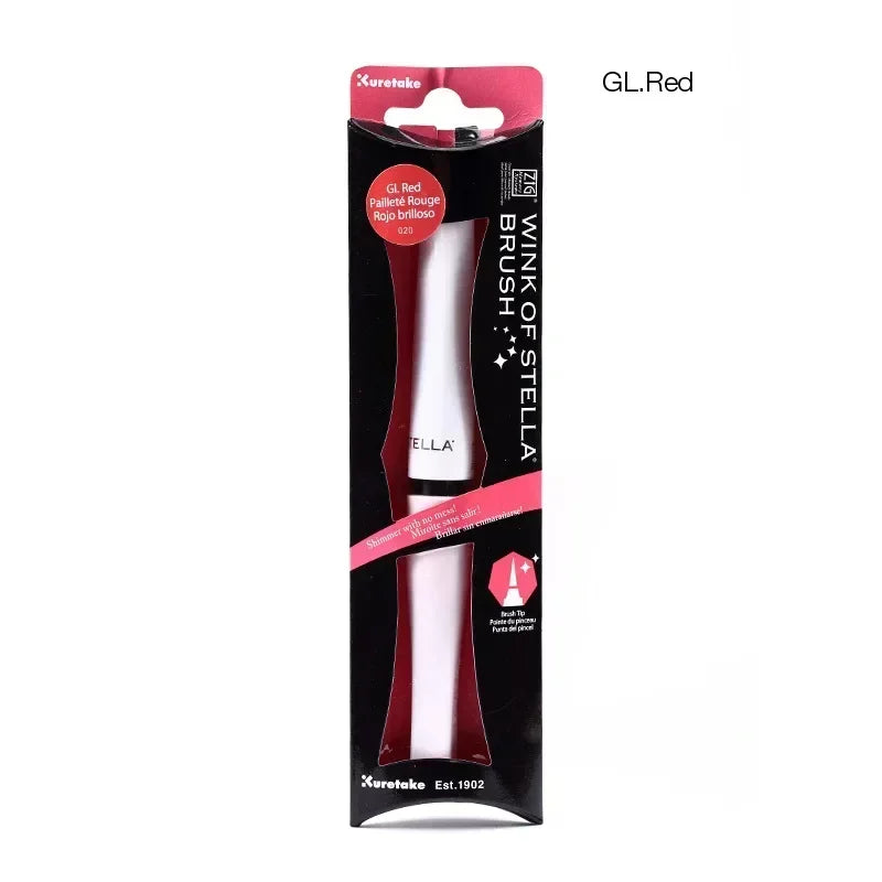 Mehrfarbiger Bling Pinselstift mit funkelndem Aquarellglitzer