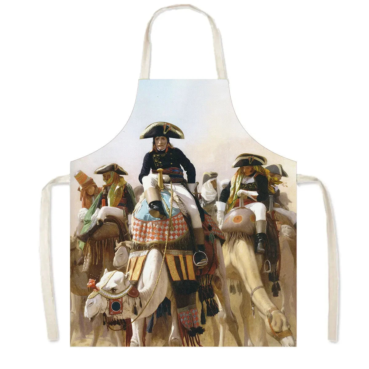 Napoleon Bonaparte Porträt Leinenschürze für Küche - Hausreinigung
