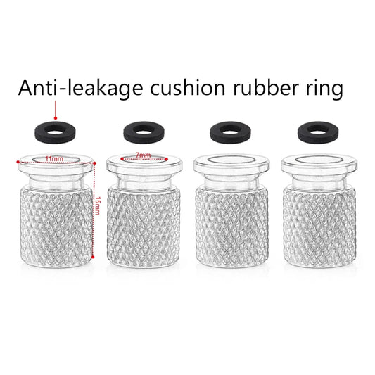 4er Set Wasserdichte Reifenventilkappen für Auto und Motorrad Zubehör