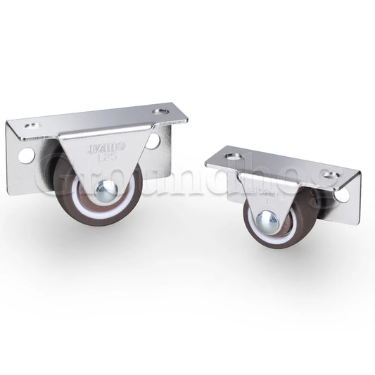 4 Stück Möbel Fußrolle 1 Zoll oder 1.25 Zoll für seitliche Montage