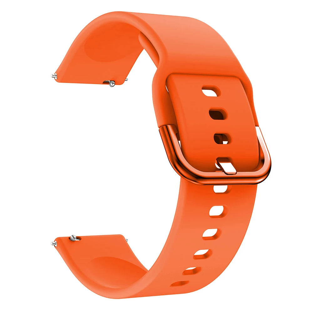 20 mm Silikonarmband kompatibel mit diversen Smartwatches komfortabel