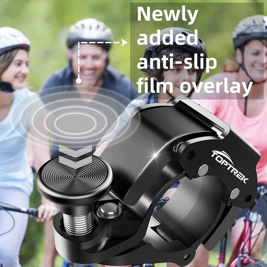 Klare Sicherheit: Leichte Edelstahl-Fahrradklingel für MTB - E-Bike, 24g