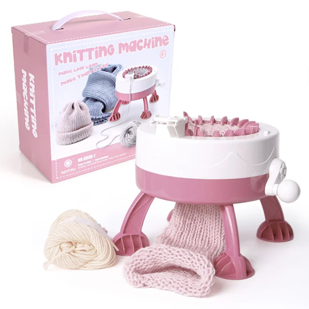 Schnell - Einfach Stricken: Automatische 22-Nadel Strickmaschine mit Zubehör