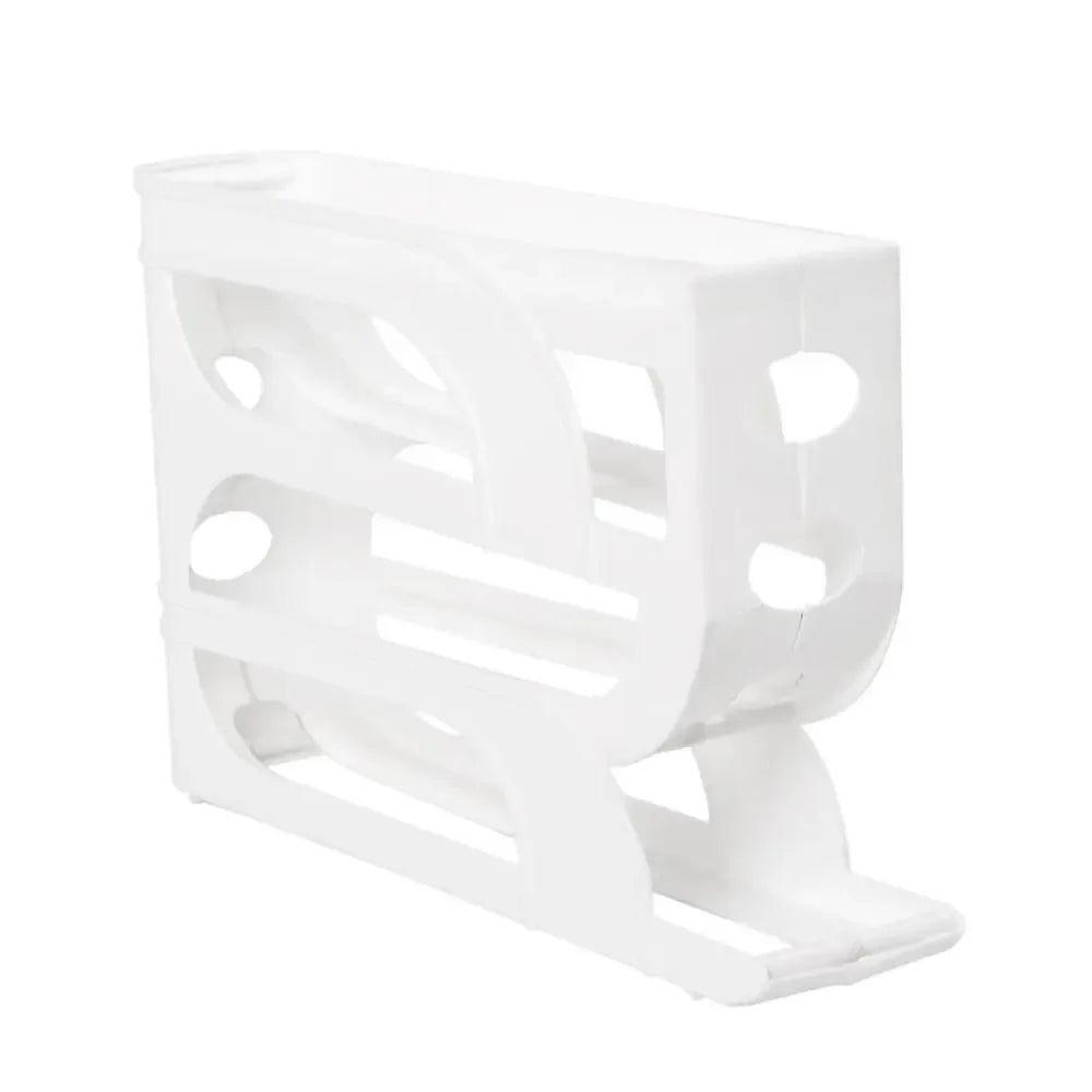 Automatischer Eierroller mit großer Kapazität, platzsparende Aufbewahrungsbox