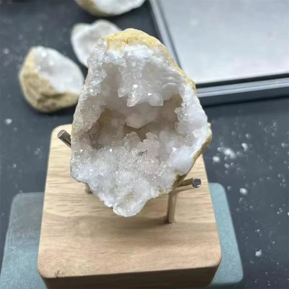 Achat Geode Kristall Ornament – Aroma Diffusor für Büro & Heim Deko