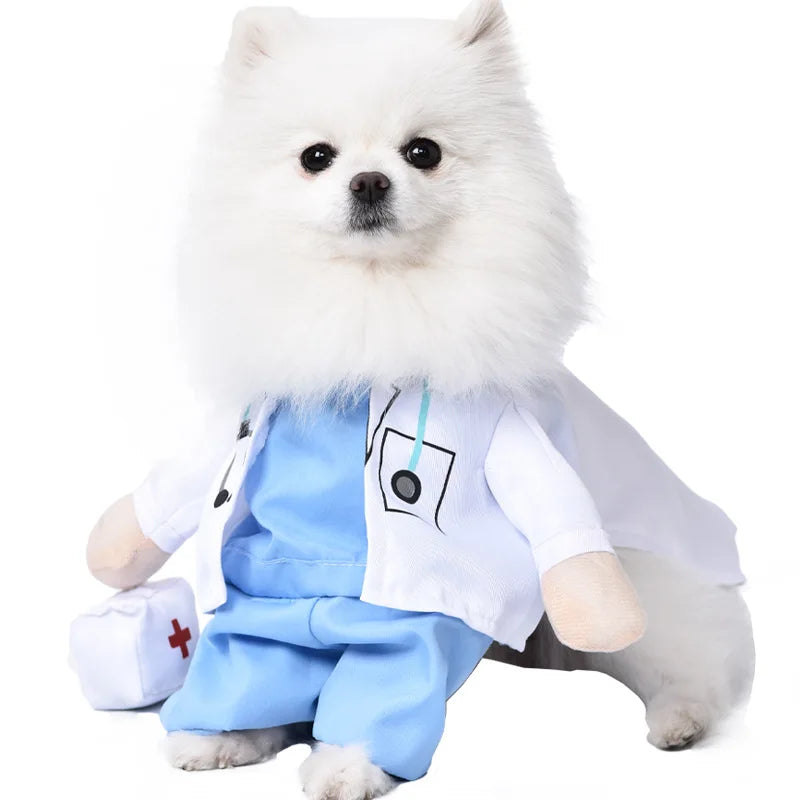 Lustiges Halloween Verkleidung Tierkostüm Dolch Effekt Hund Katze