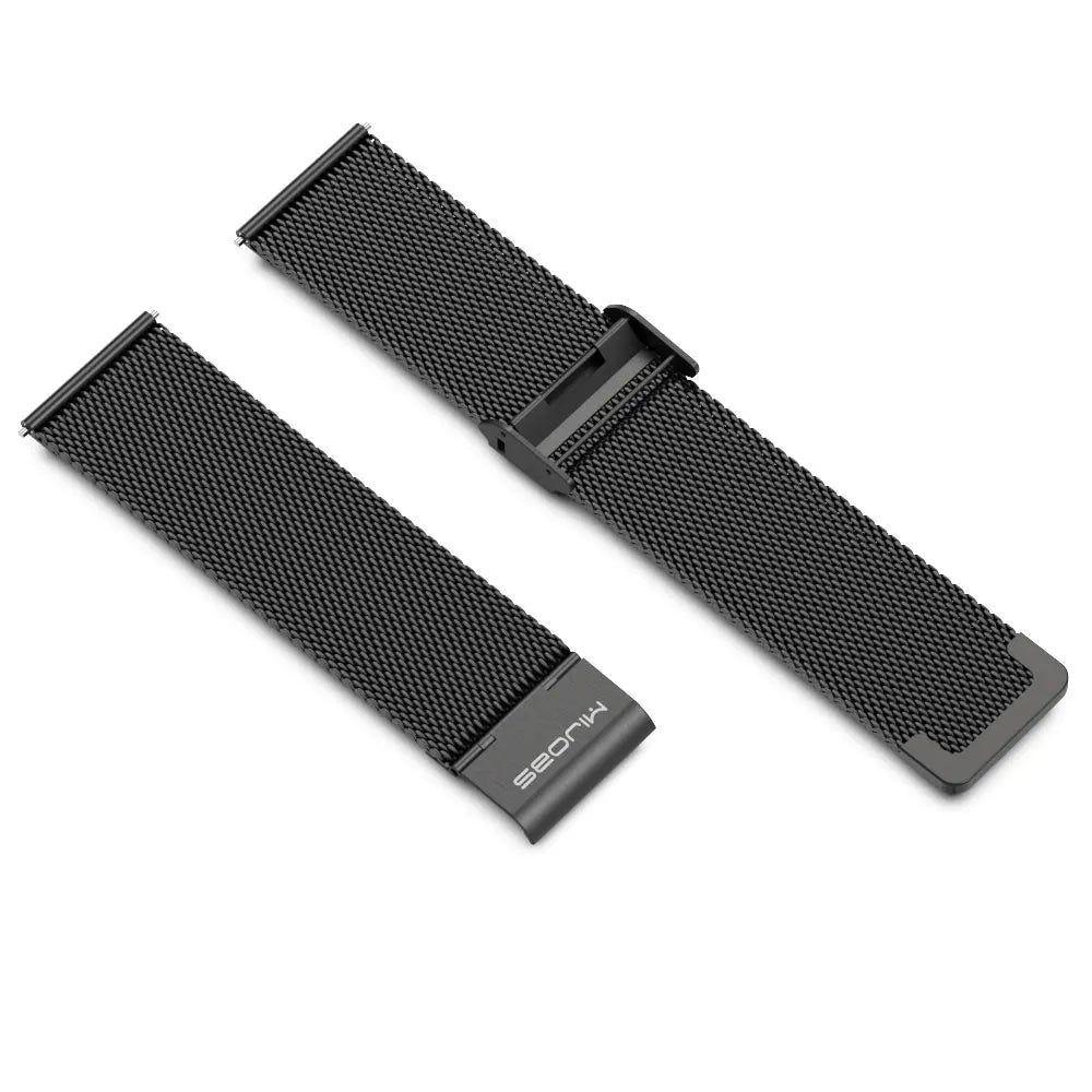Edelstahl Metallarmband 22mm Milanese Magnetverschluss für Smartwatches