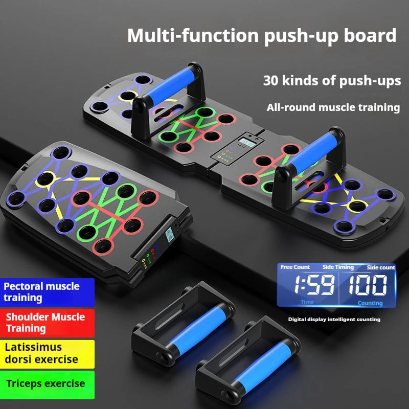 Multifunktionales faltbares Push-Up-Board für effektives Brust- und Kerntraining