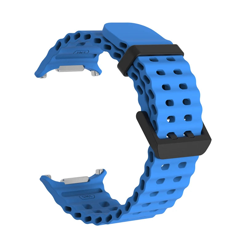 Marine Silikonarmband für Samsung Galaxy Watch Ultra 47 mm 2025 Modell