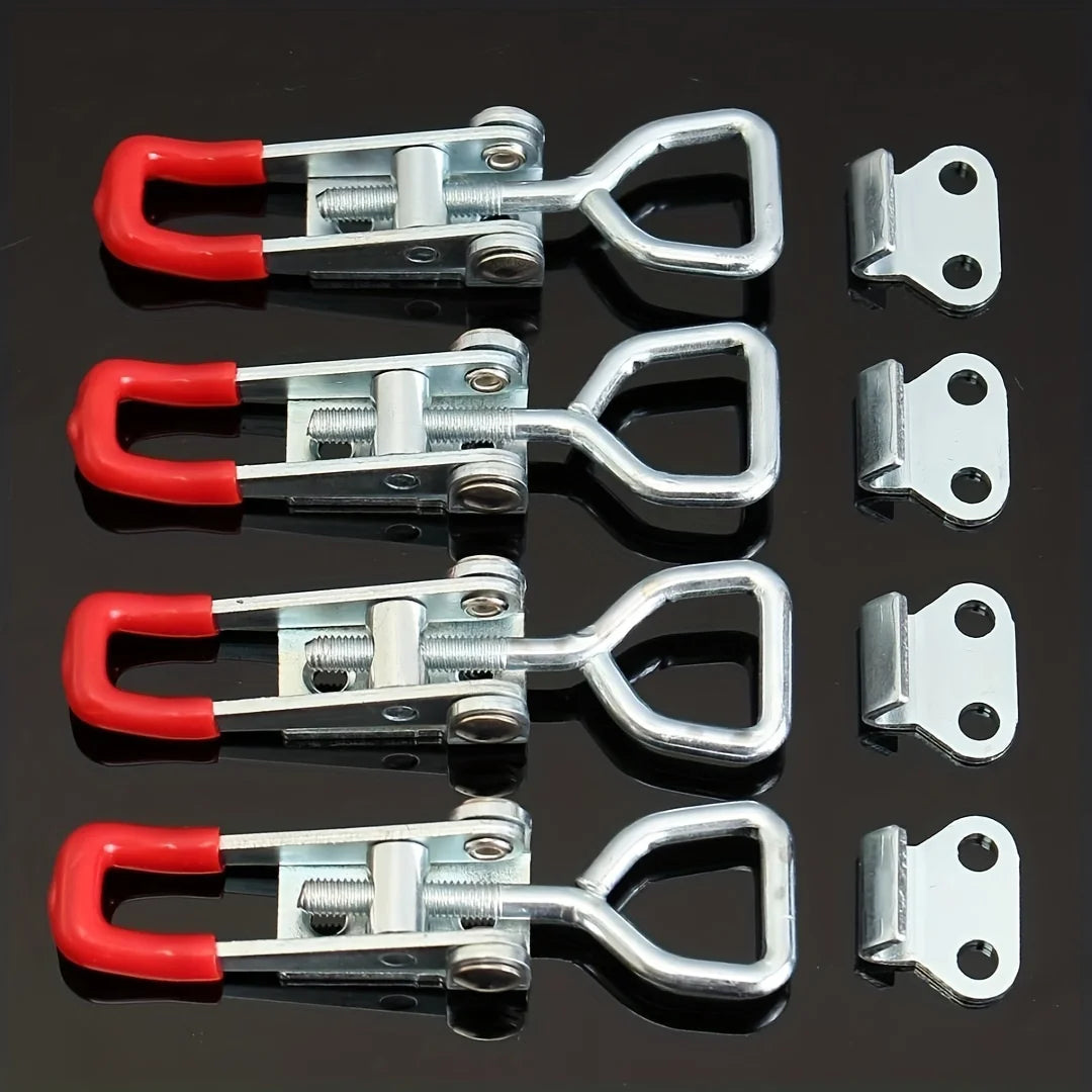 4er-Set Heavy Duty Eisen Schnellklemmen – Robust, Verstellbar - Sicher