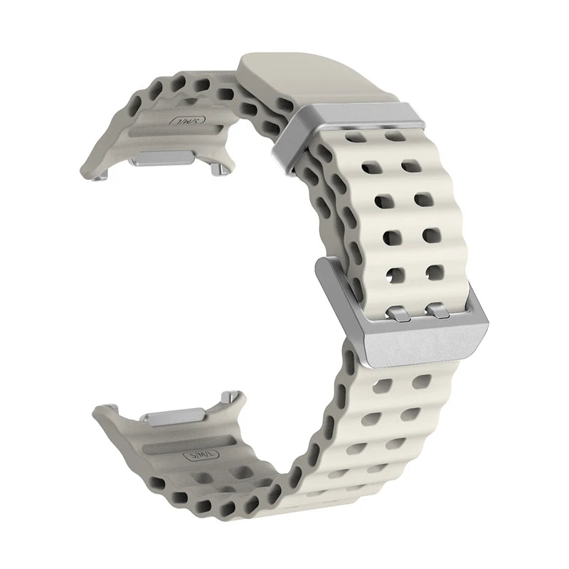 Marine Silikonarmband für Samsung Galaxy Watch Ultra 47 mm 2025 Modell